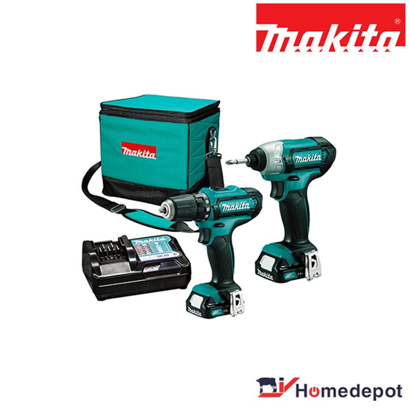 Bộ máy vặn vít dùng pin Makita CLX201S 10.8V
